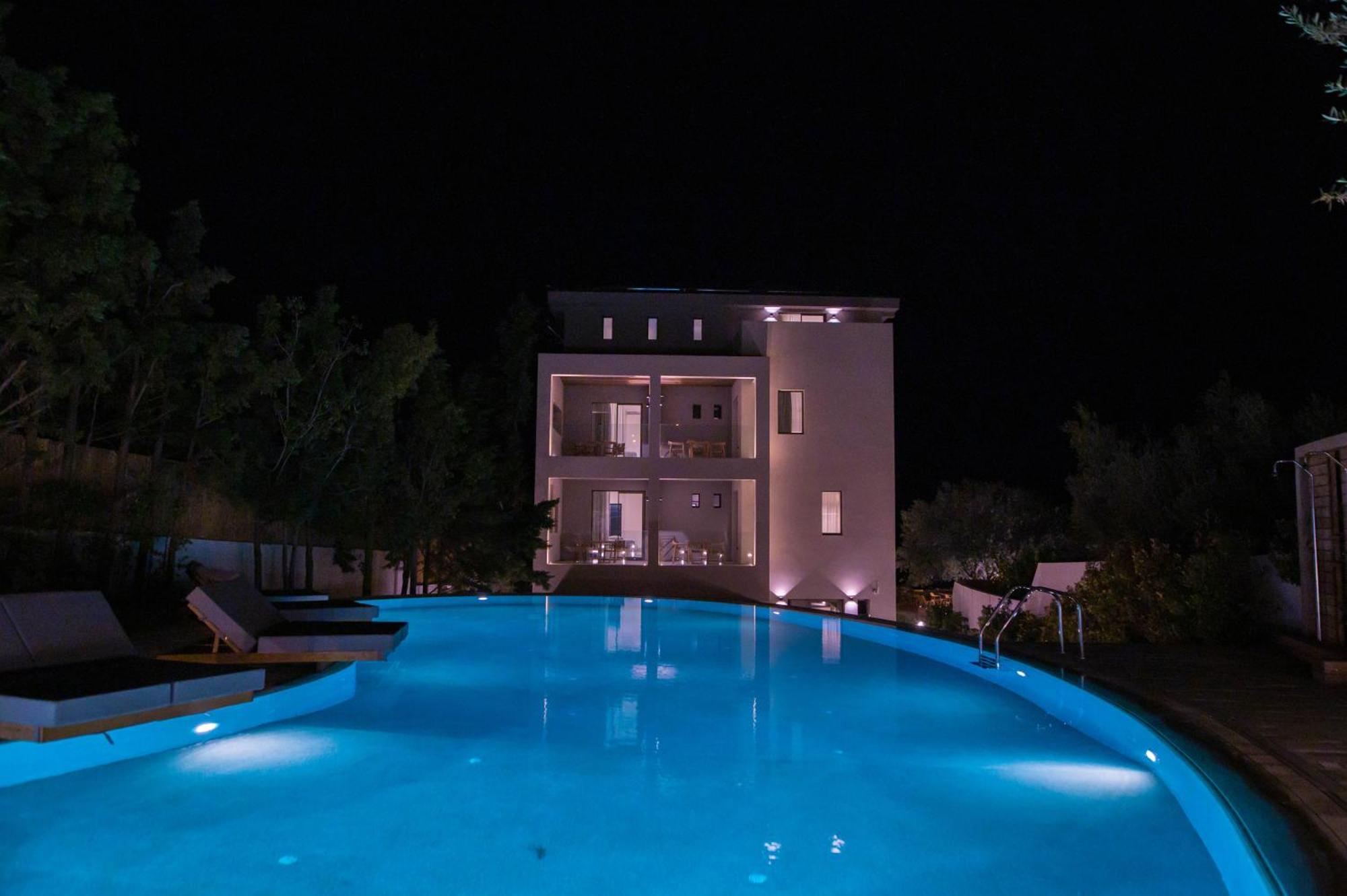 Alissachni Seaside Hotel Dhervénion Exterior foto